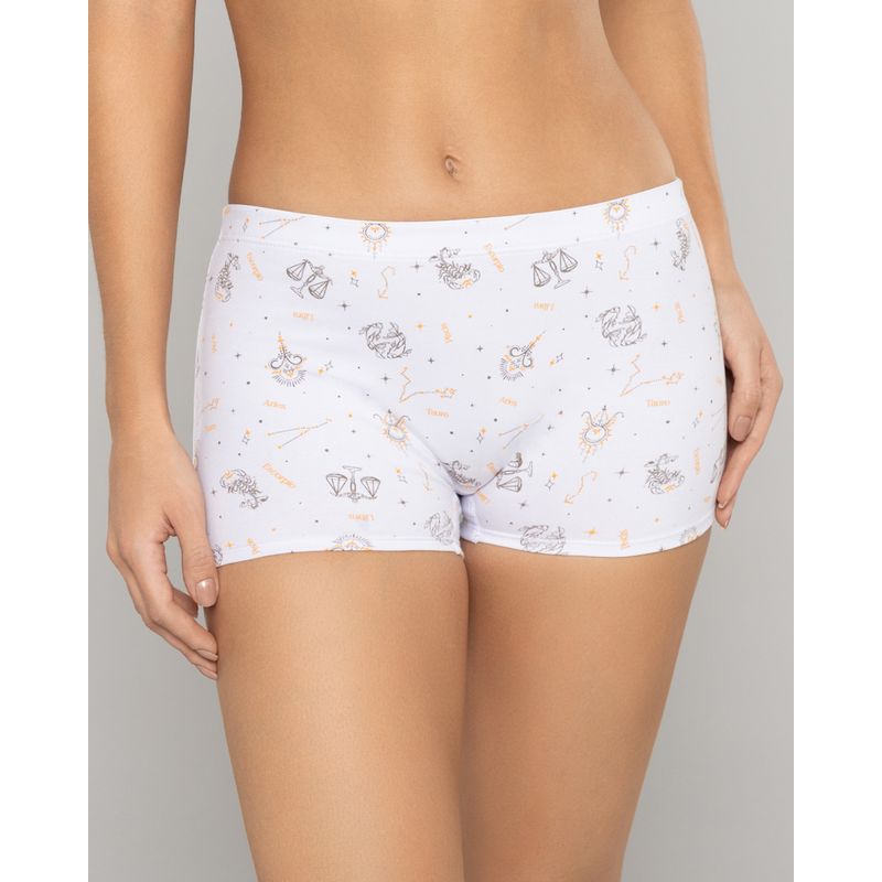 REYMON - Bóxer largo alto full estampado para mujer ref 8023