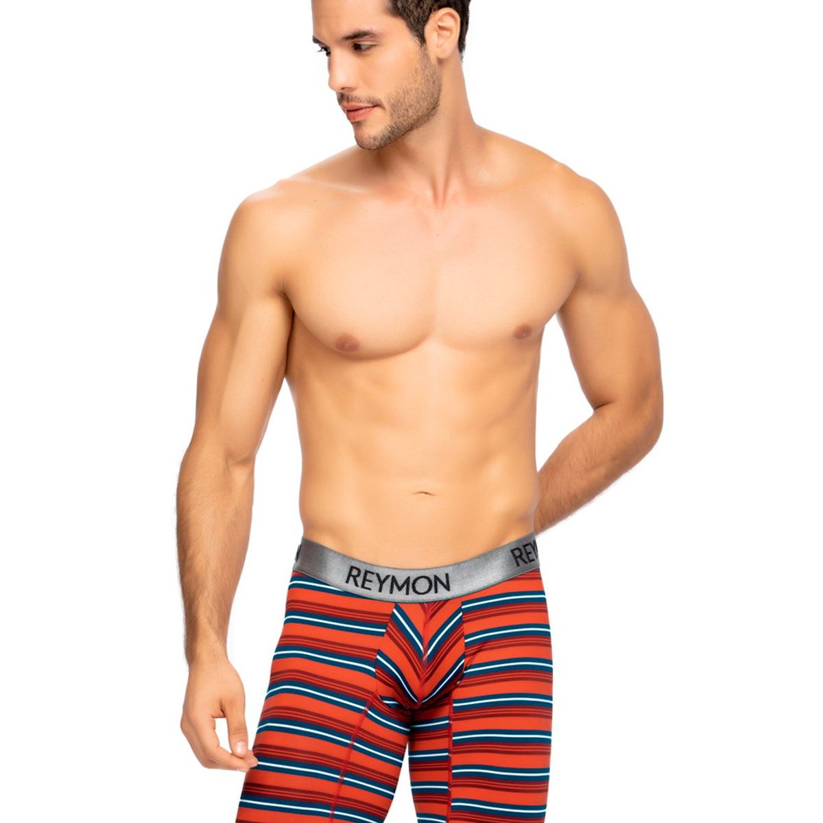 REYMON - Bóxer Largo Rayas Microfibra Para Hombre Ref3027