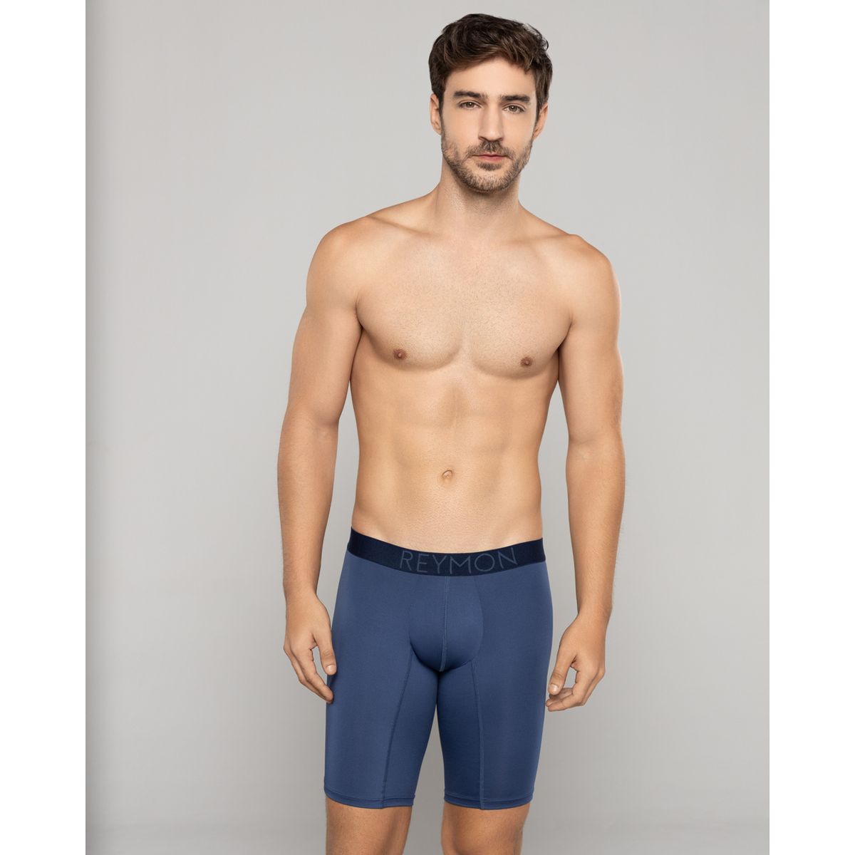 REYMON - Bóxer Básico En Poliéster Largo Para Hombre Ref3189