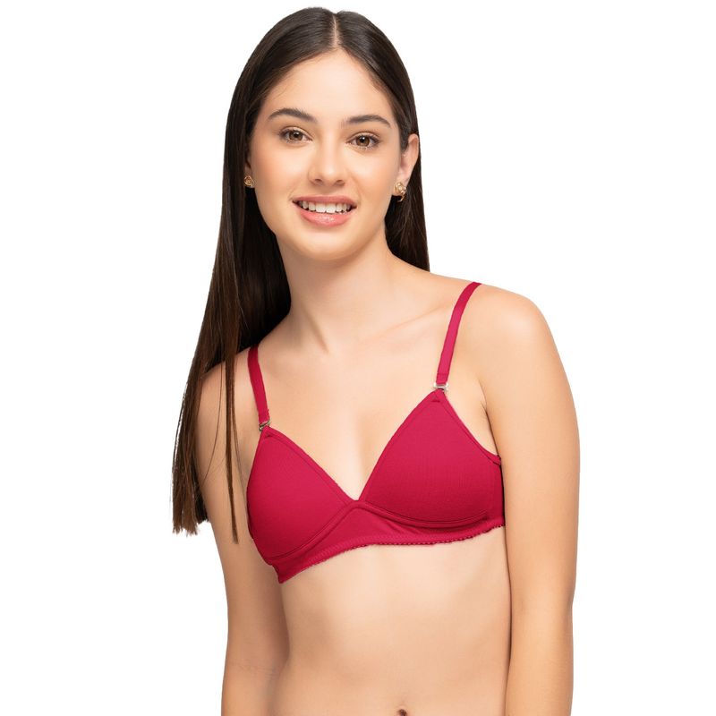 REYMON - Top acostumbrador básico unicolor para niña teen.