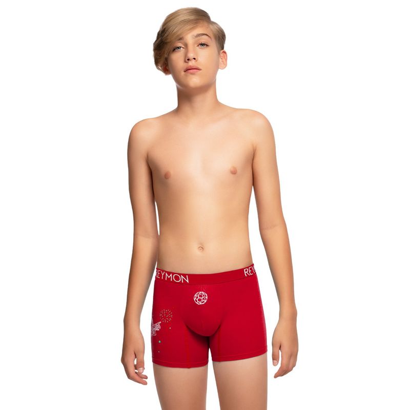 REYMON - Bóxer estampado neon para niño jr