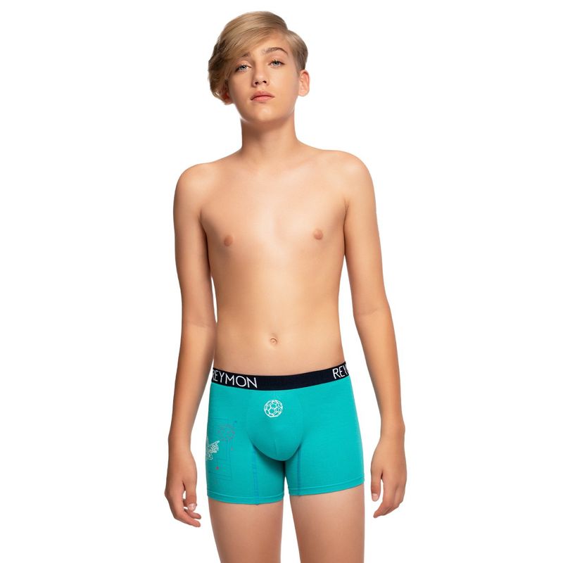 REYMON - Bóxer estampado neon para niño jr