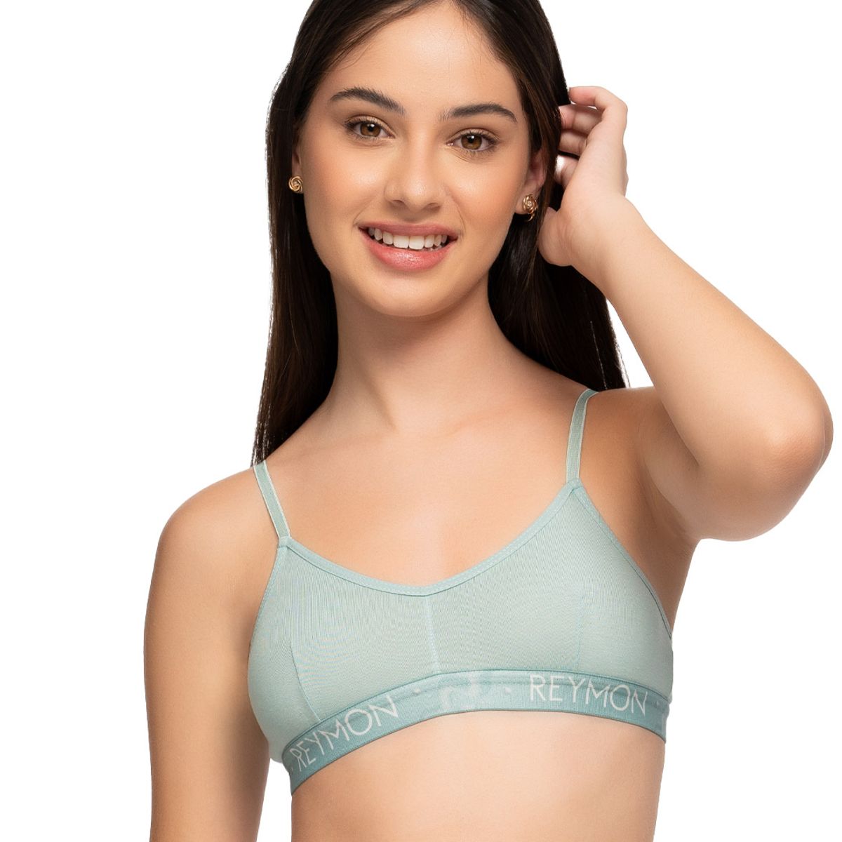REYMON - Top Tipo Acostumbrador Copas Removibles Para Niña Teen Ref6207-T