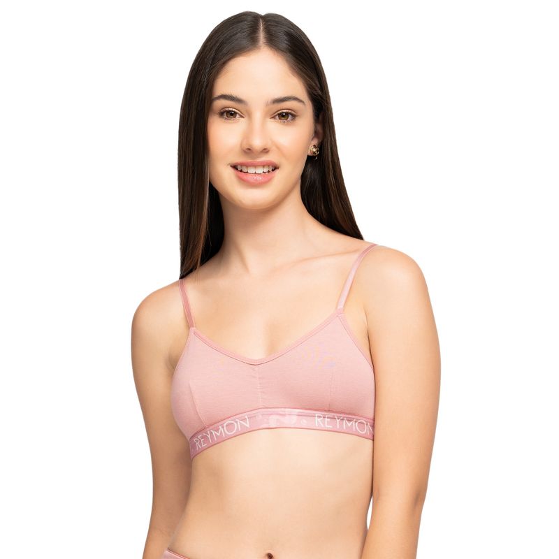REYMON - Top Tipo Acostumbrador Copas Removibles Para Niña Teen Ref6207-T