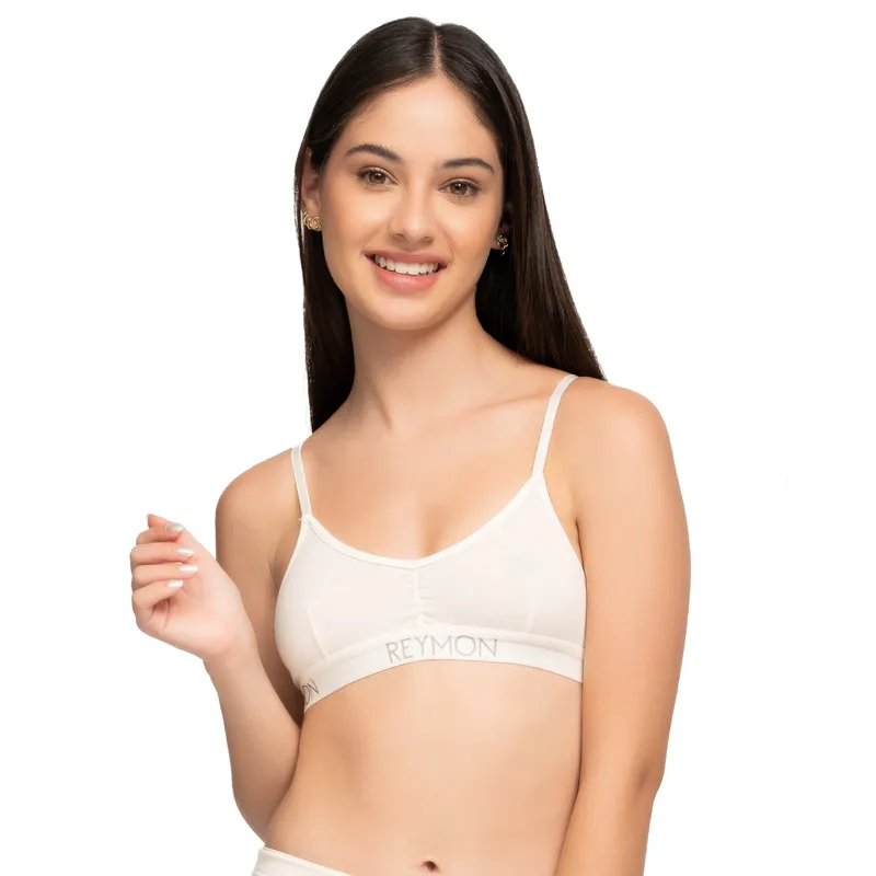 REYMON - Top Tipo Acostumbrador Copas Removibles Para Niña Teen Ref6207-T
