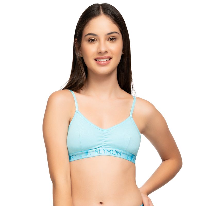 REYMON - Top Tipo Acostumbrador Copas Removibles Para Niña Teen Ref6207-T