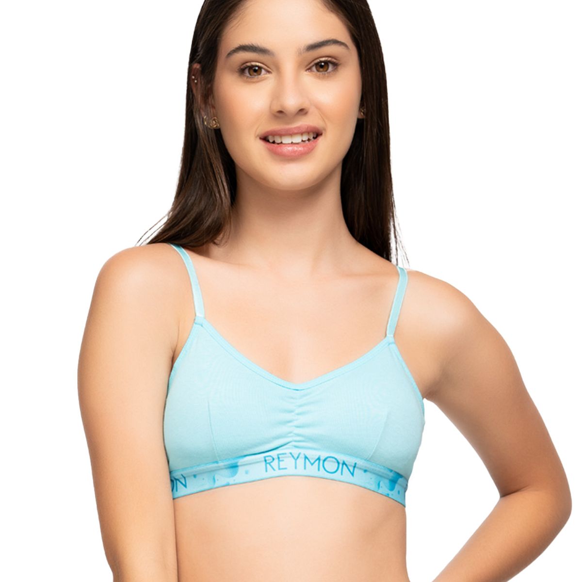 REYMON - Top Tipo Acostumbrador Copas Removibles Para Niña Teen Ref6207-T
