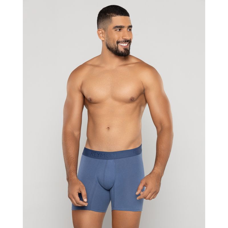 REYMON - Bóxer Semilargo Unicolor Para Hombre Ref. 3010