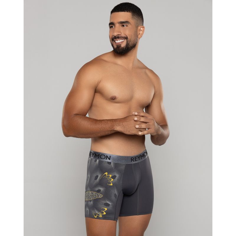 REYMON - Bóxer semilargo microfibra estampada para hombre ref 3045