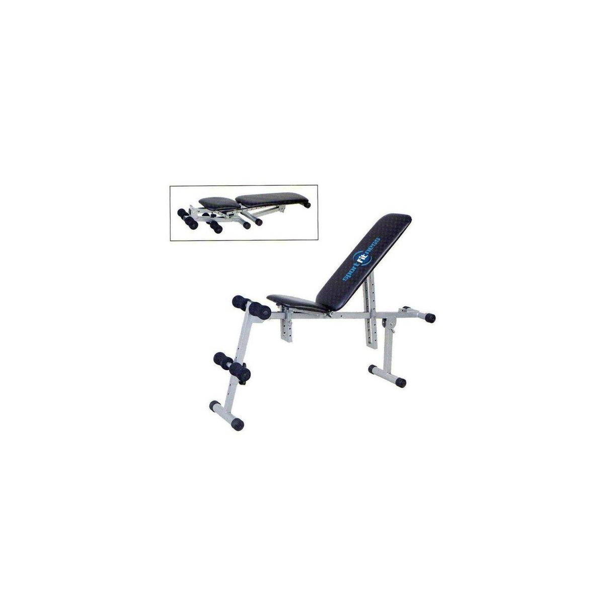 SPORT FITNESS - Banco mancuernas abdomen pesas gimnasio sportf