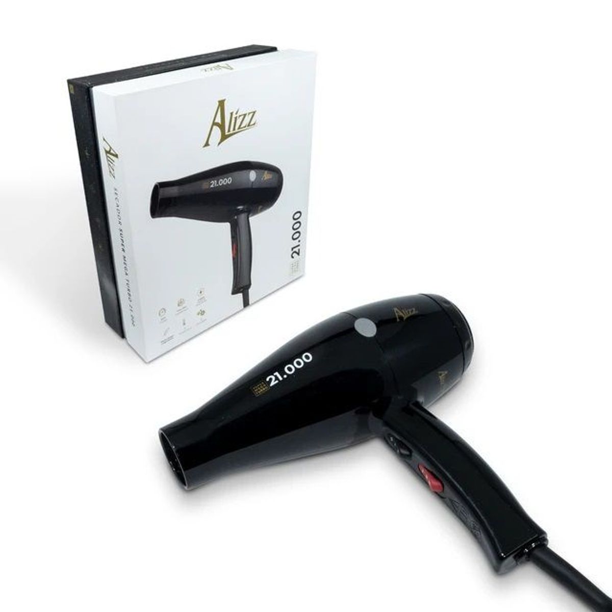 ALIZZ - Secador Alizz Profesional 21000 Super Mega Turbo Salón