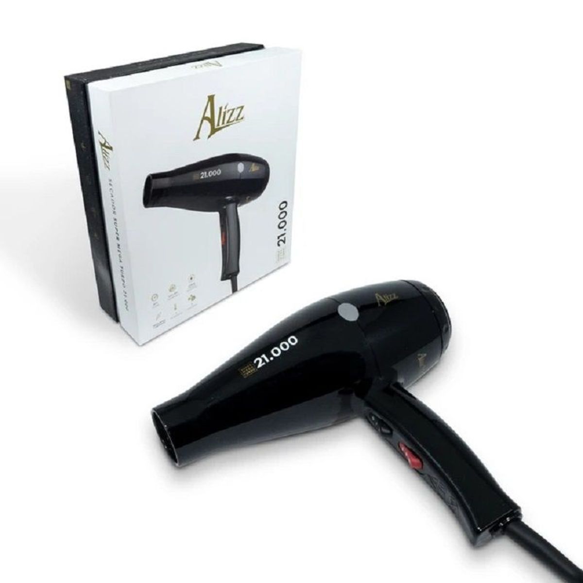 ALIZZ - Secador Alizz Profesional 21000 Super Mega Turbo Salón