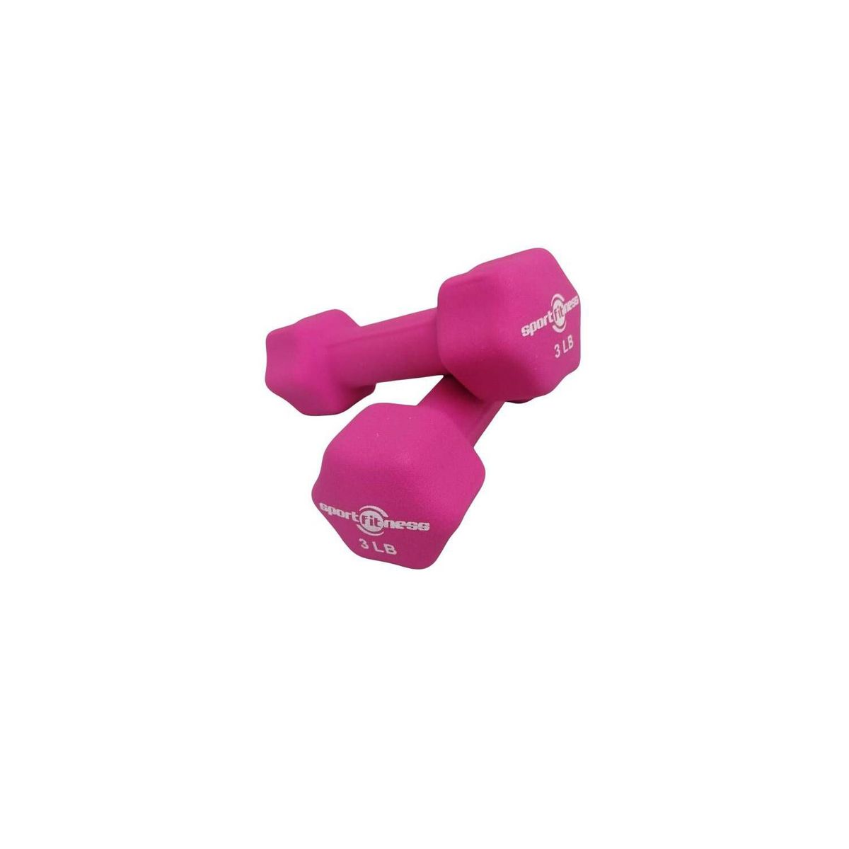 SPORTFITNESS - Mancuernas Pesas 3 Libras X 2 Unds