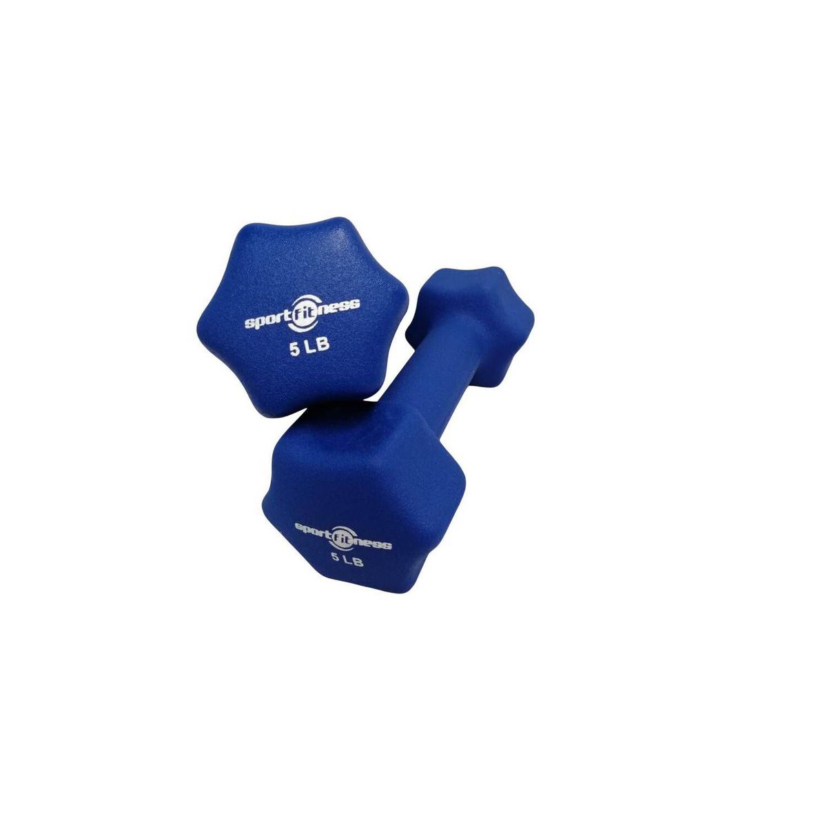 SPORTFITNESS - Pesa Mancuerna Set Por 2 Und De 5 Libras Ejercicio