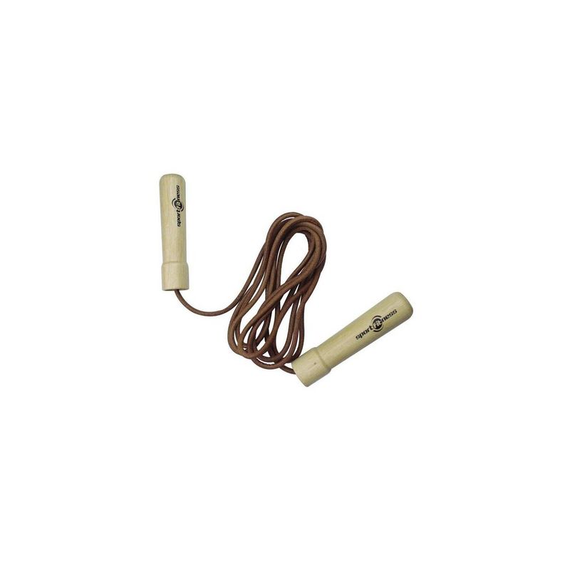 SPORTFITNESS - Lazo Para Saltar En Cuero Balineras Fitness Gym