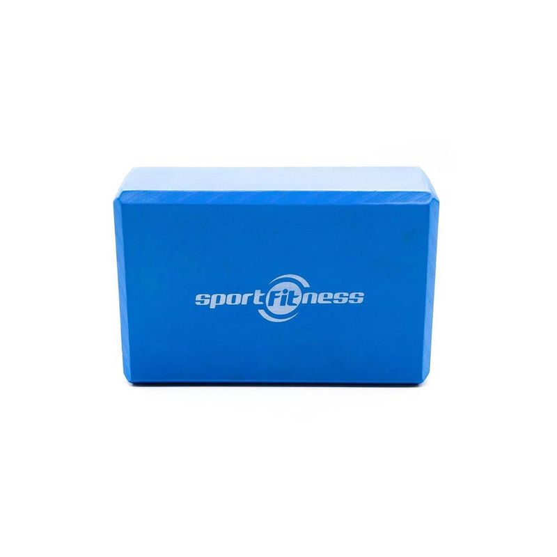 SPORTFITNESS - Cubo Para Yoga Bloque Gym Pilates Fitness Espuma L