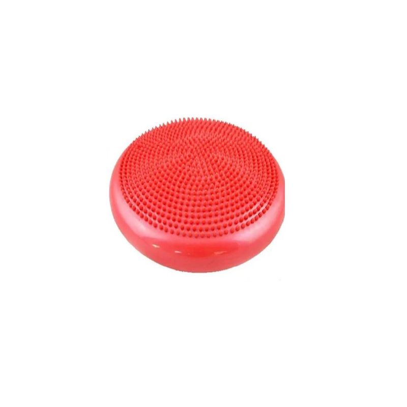 MOVIFIT - Cojín Inestable Pilates Yoga Rojo  Inflador Movifit