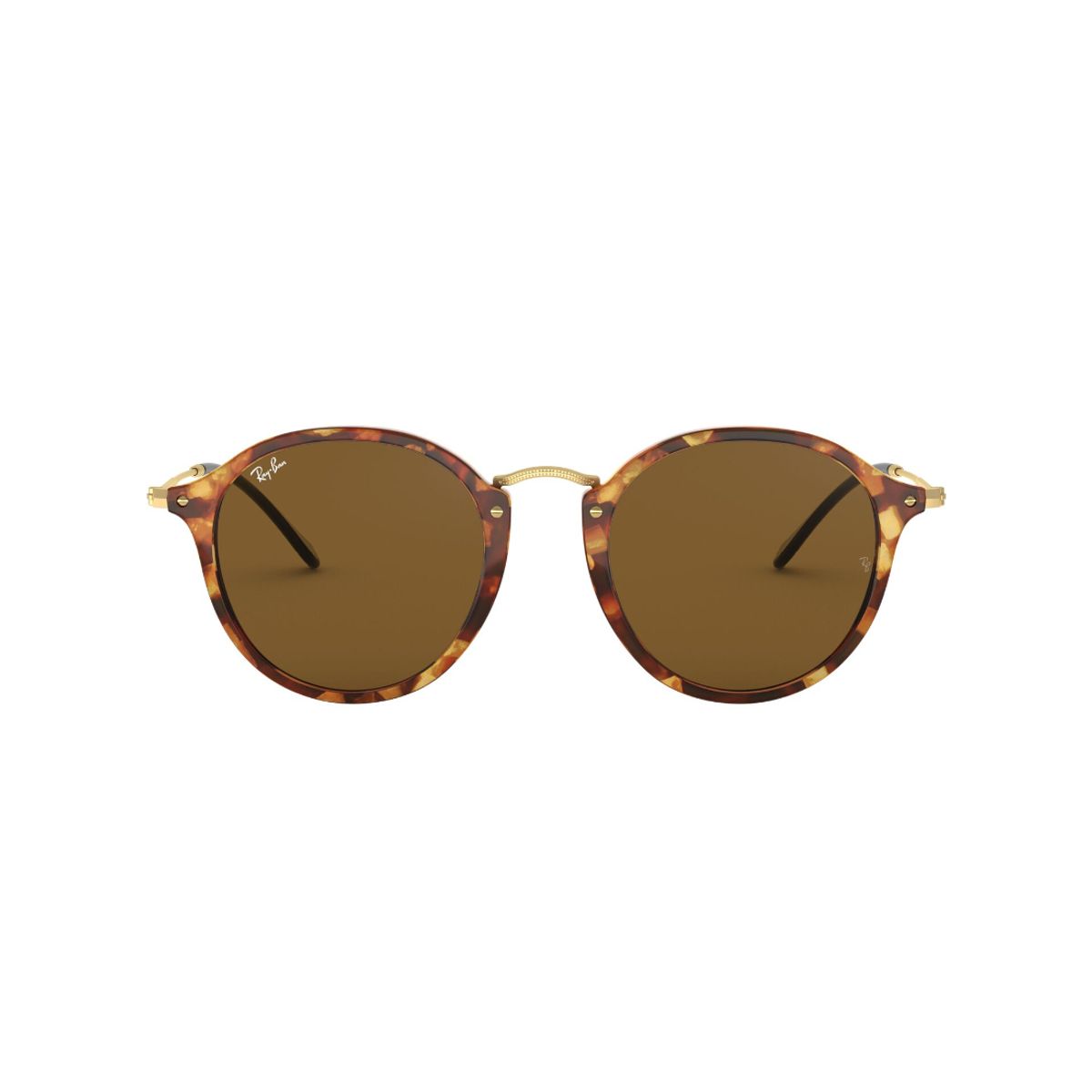 RAY BAN - Gafas de Sol Ray-Ban Round RB2447 Café Hombre y Mujer