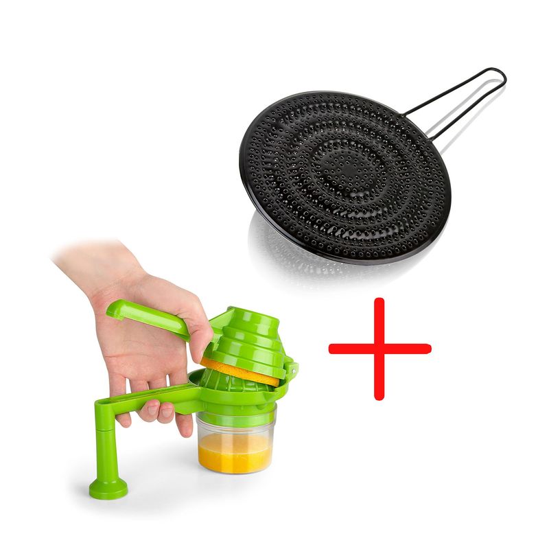 CHEF MASTER - Combo Exprimidor naranja  Exprimidor Limón  Disco mágico