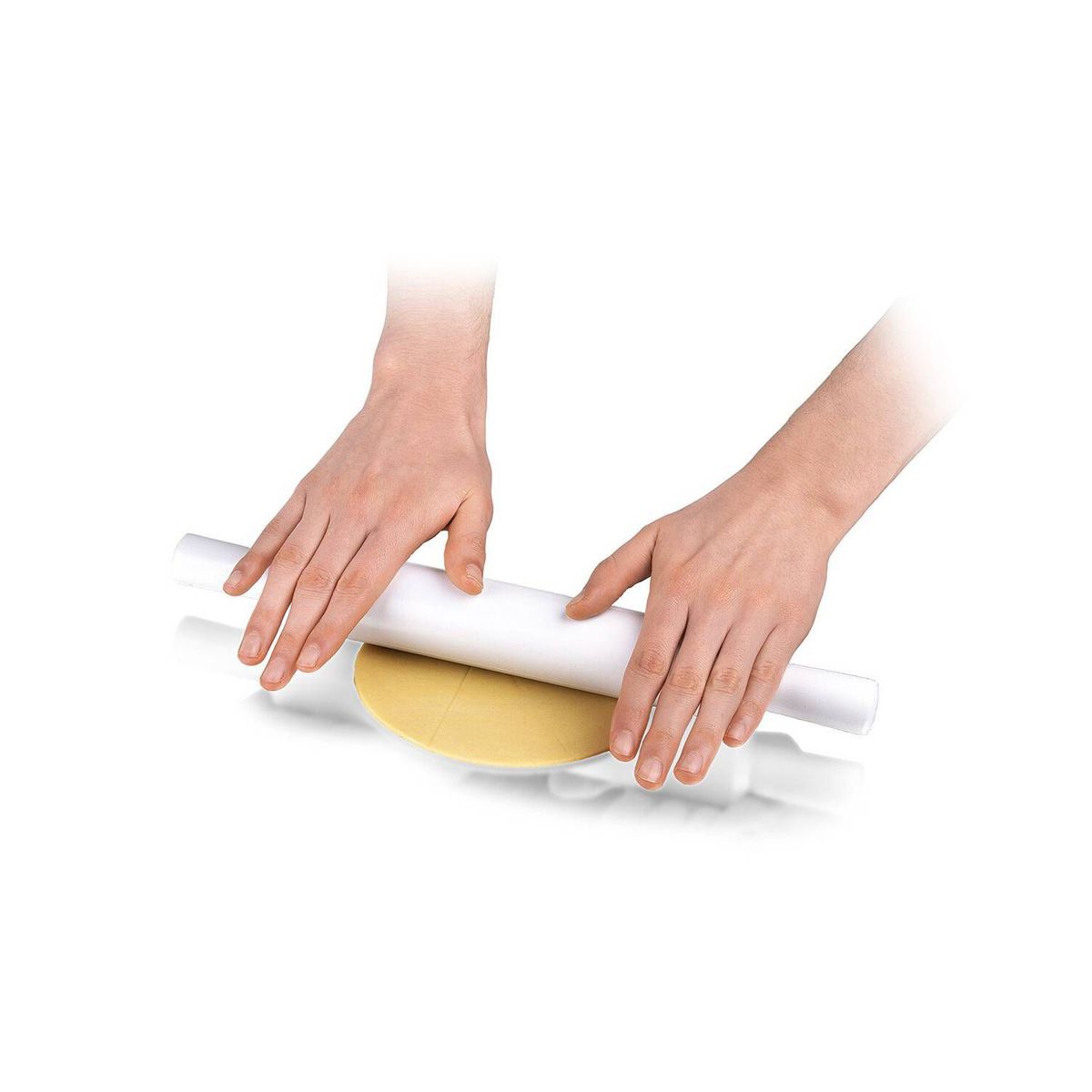 CHEF MASTER - Rodillo plástico de cocina para amasar 24 cm chef