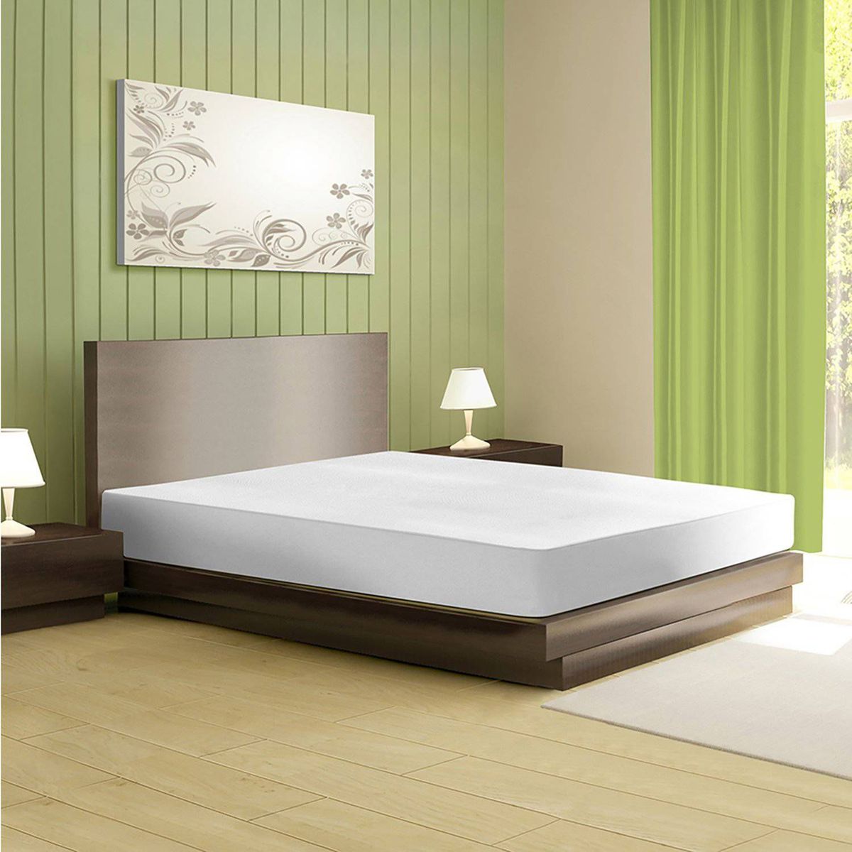 ENERGY PLUS - Protector colchón antifluido impermeable semidoble