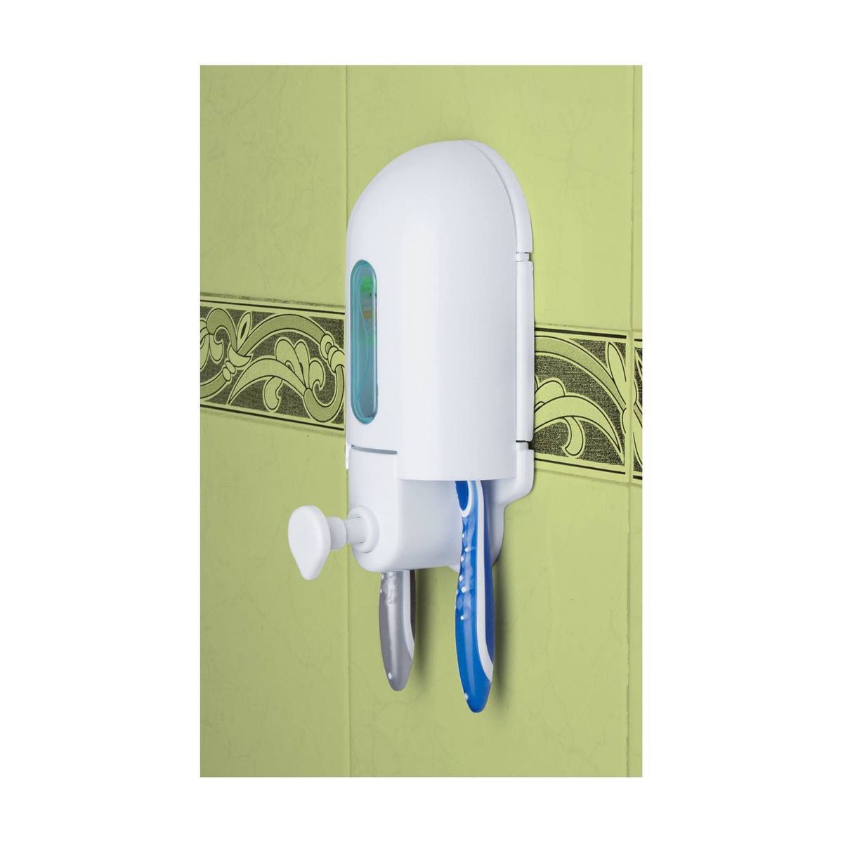 ENERGY PLUS - Dosificador de crema 2 cepillos