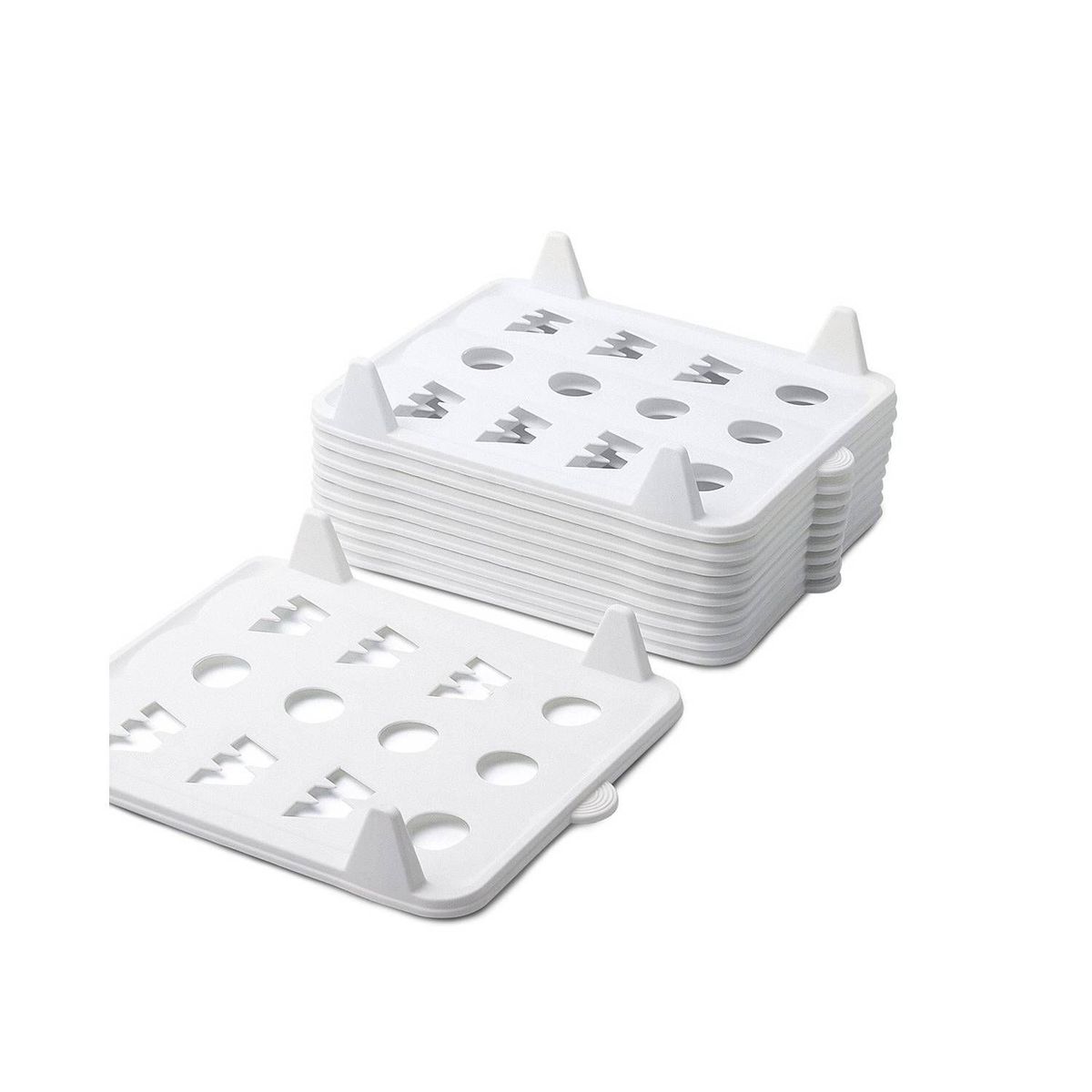 ENERGY PLUS - Organizador apilable de ropa o camisetas x10 unds