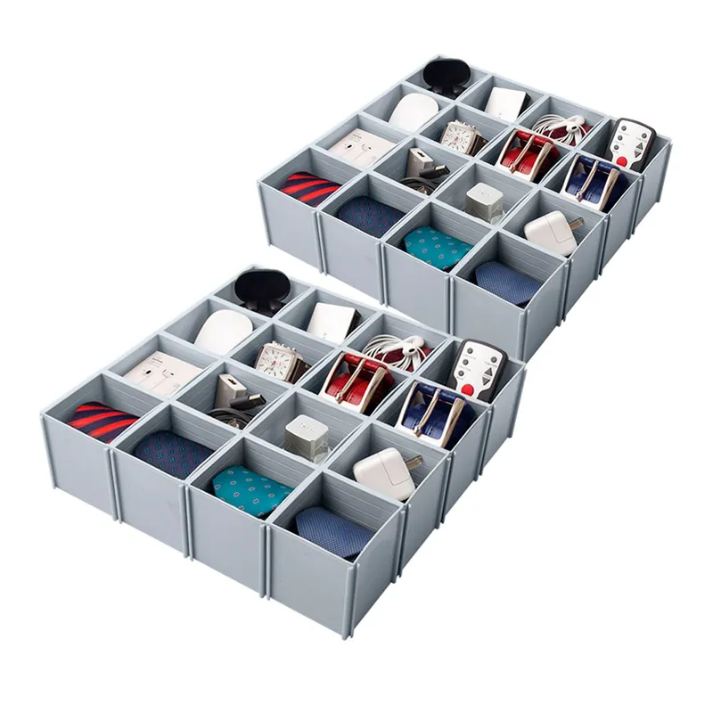ENERGY PLUS - Combo: 2 Cubos organizadores medias, ropa interior, correas