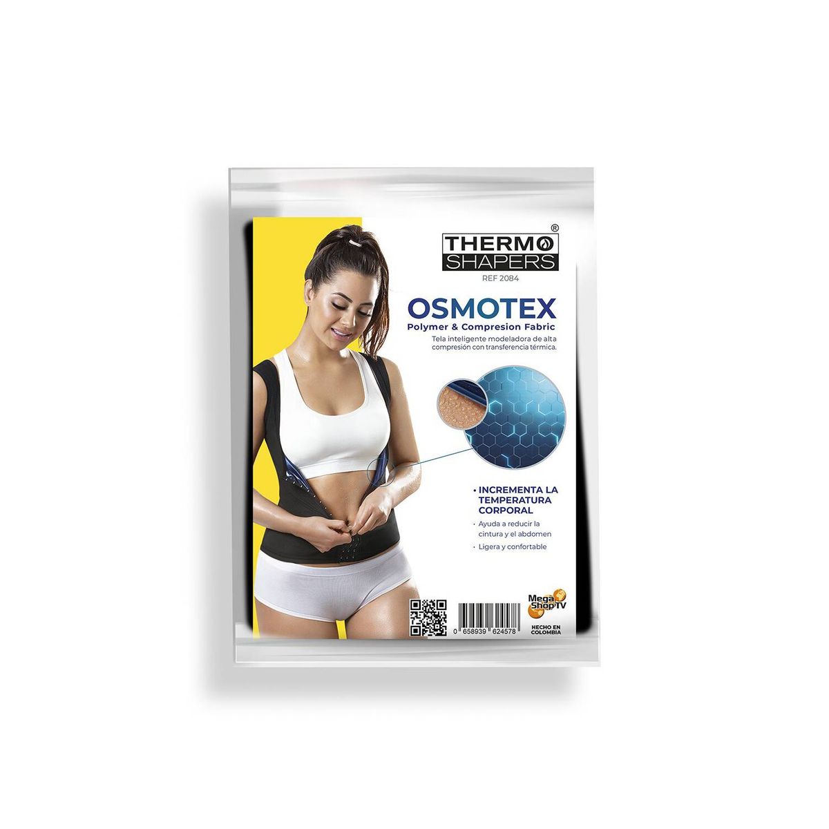 THERMO SHAPERS - Chaleco térmico reductor para dama con broches osm