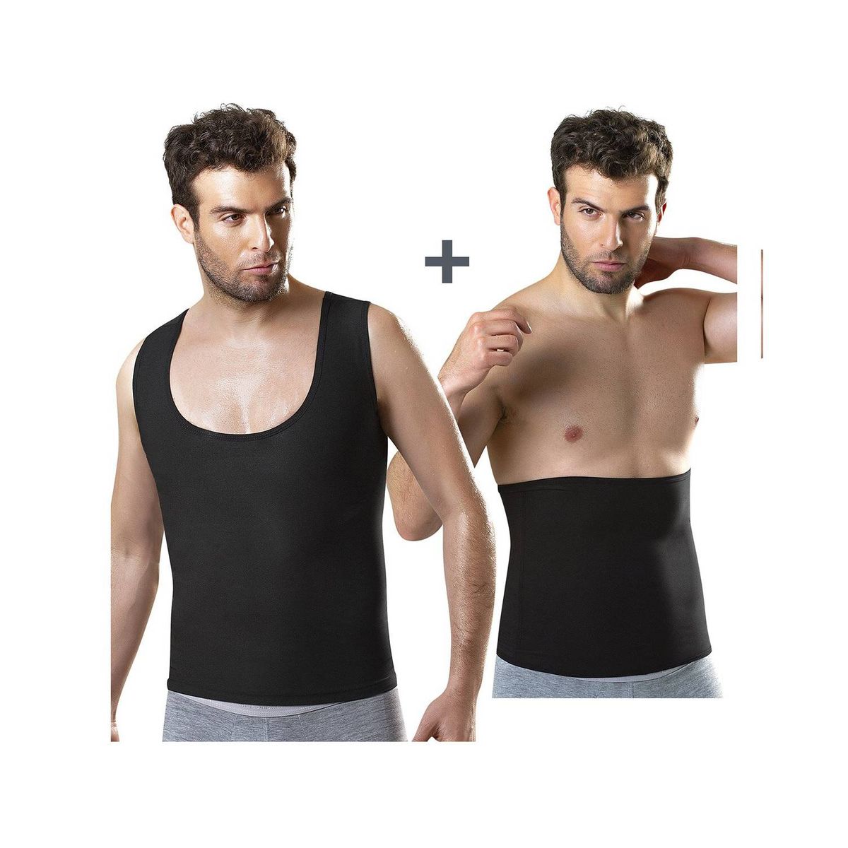 THERMO SHAPERS - Combo cinturilla hombre  chaleco hombre osmotex