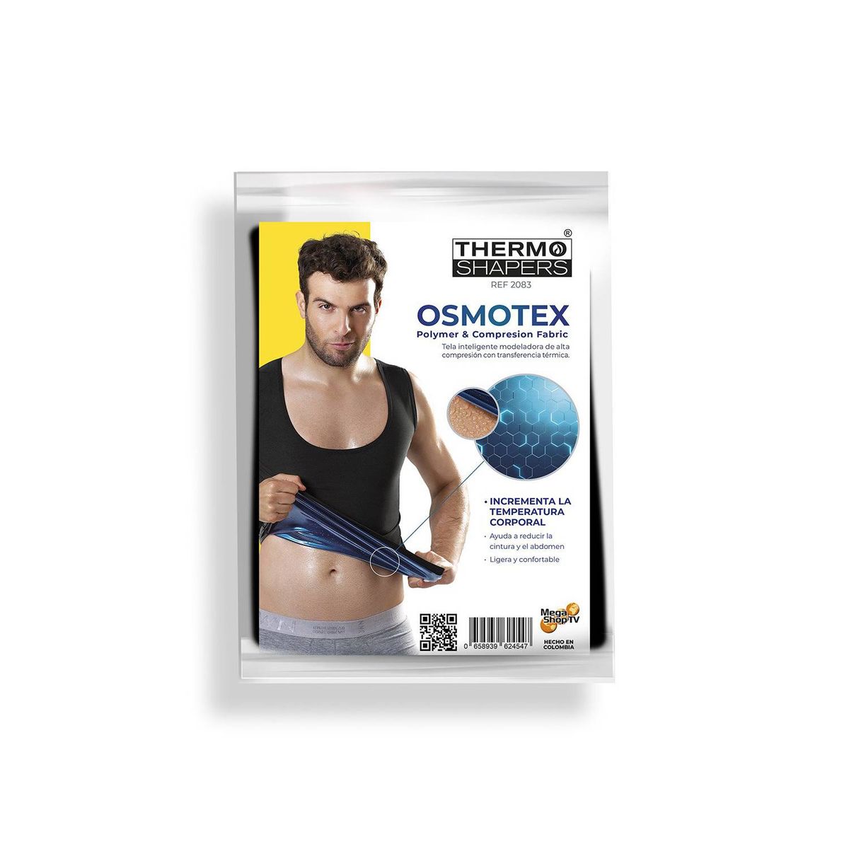 THERMO SHAPERS - Chaleco térmico reductor para hombre osmotex therm.