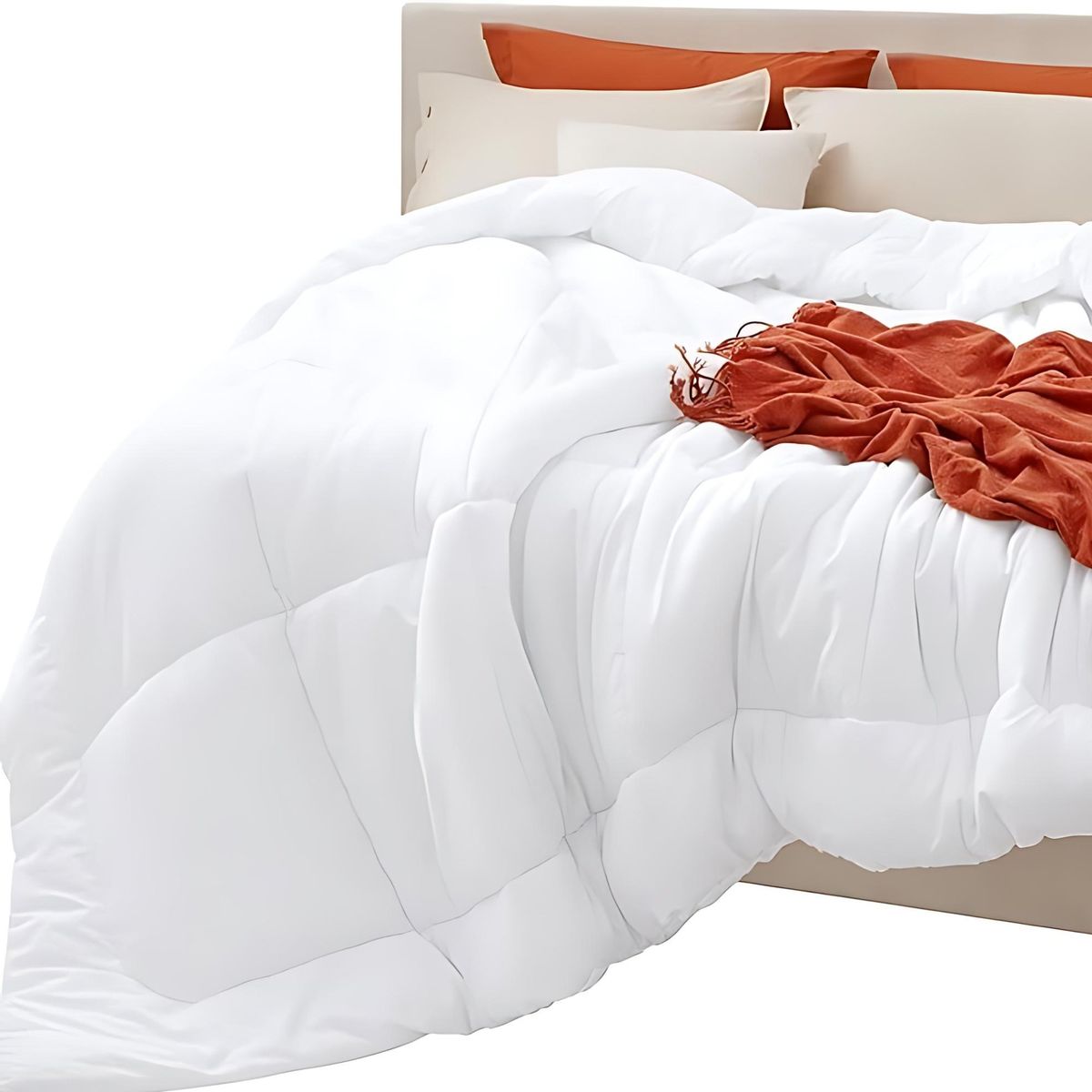 KARYTEX - Plumon De Lujo Color Blanco Cama Sencilla