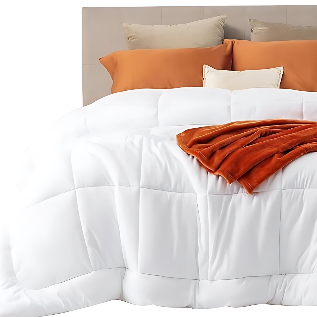 KARYTEX - Plumon De Lujo Color Blanco Cama Queen