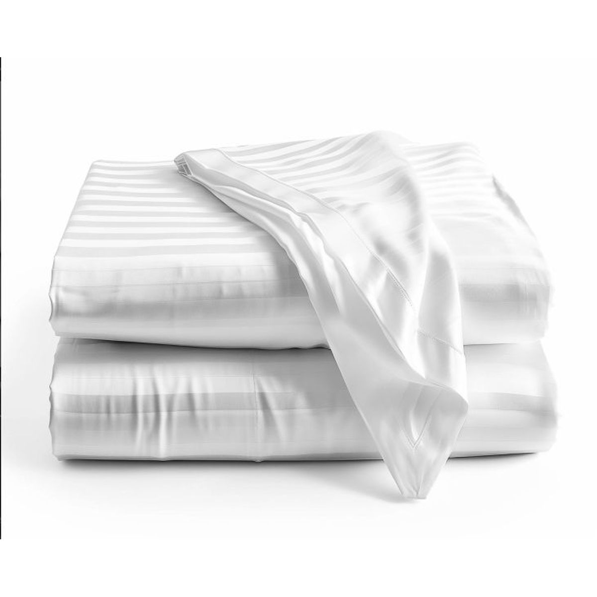 KARYTEX - Juego de Sábanas Queen Blanco Rayas Polialgodón -  Karytex