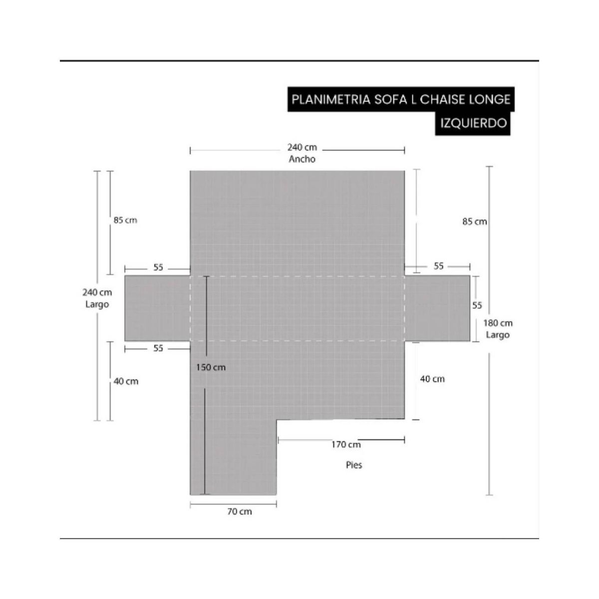 KARYTEX - Protector de sofá l izquierd microfibra café camel