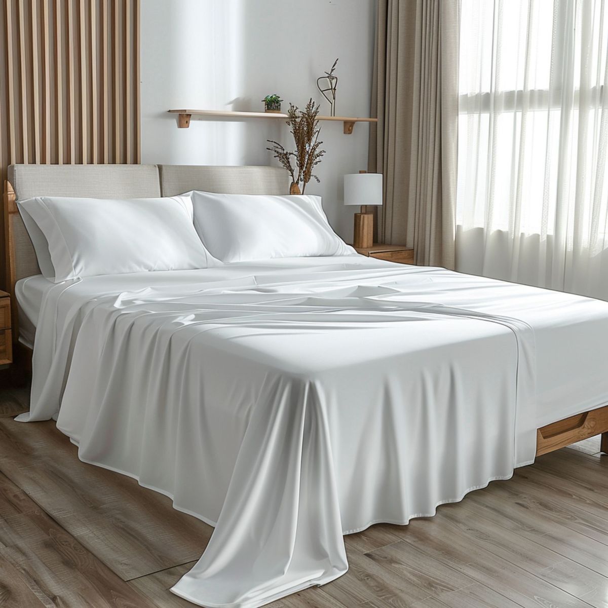 KARYTEX - Juego De Sabanas Hotelero 100 % Algodón 300 Hilos Cama Semidoble