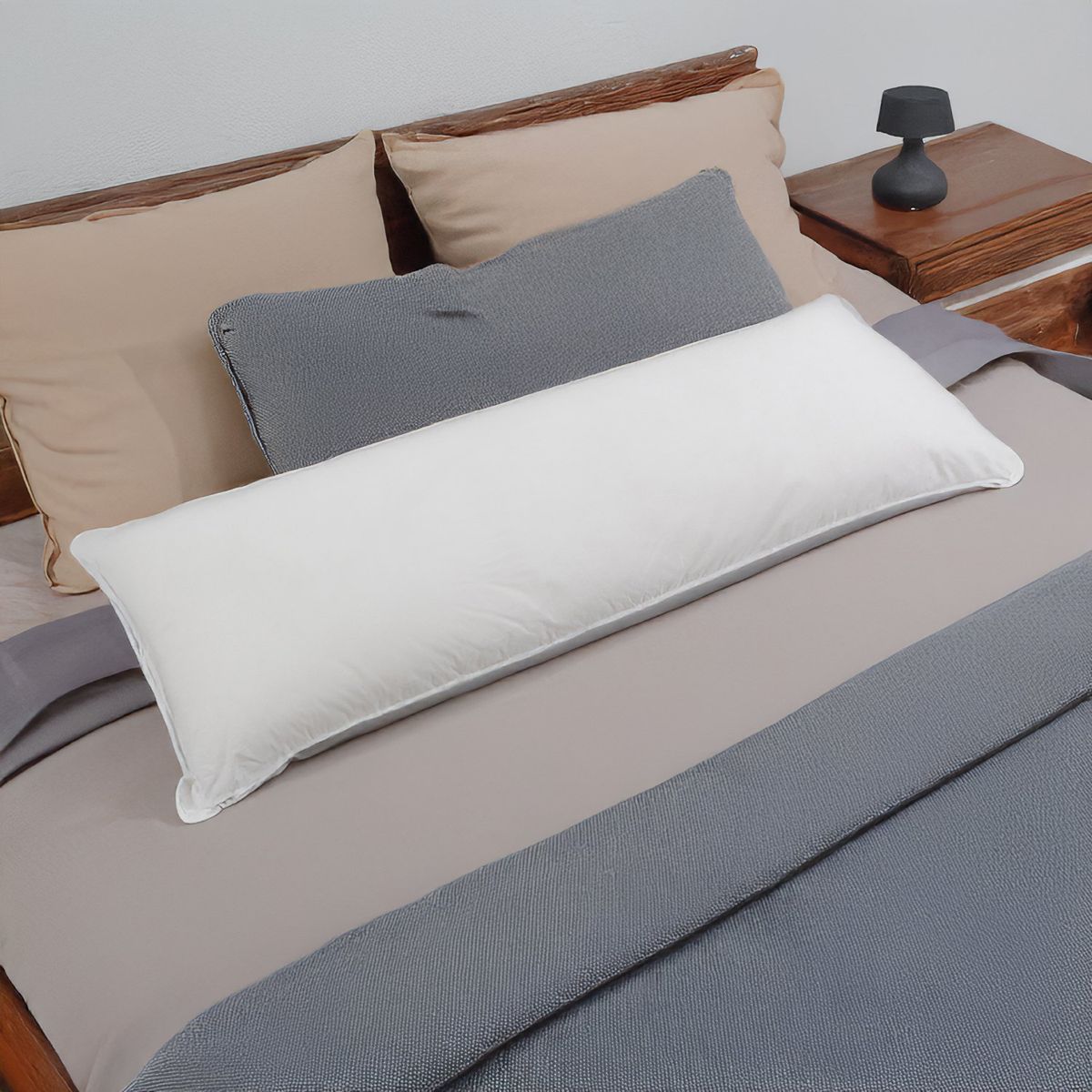 HOGARETO - Almohada King Siliconada 135x50cm