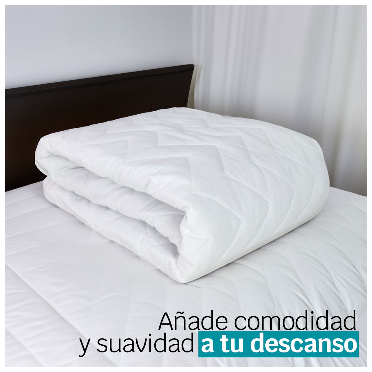 HOGARETO - Protector Colchón Cama Semidoble 120x190cm-9001