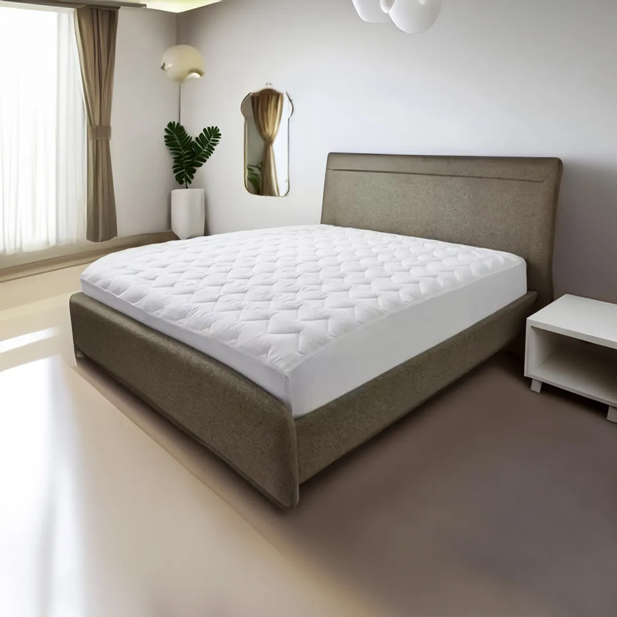 HOGARETO - Protector Colchón Cama  Queen 160x190cm-9001