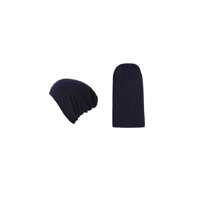 UBMD - Gorro unisex punto suave algodon invierno liso 028.