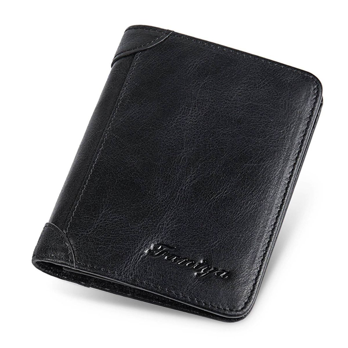 UBMD - Billetera cuero hombre bloqueo rfid bolsillo sim.