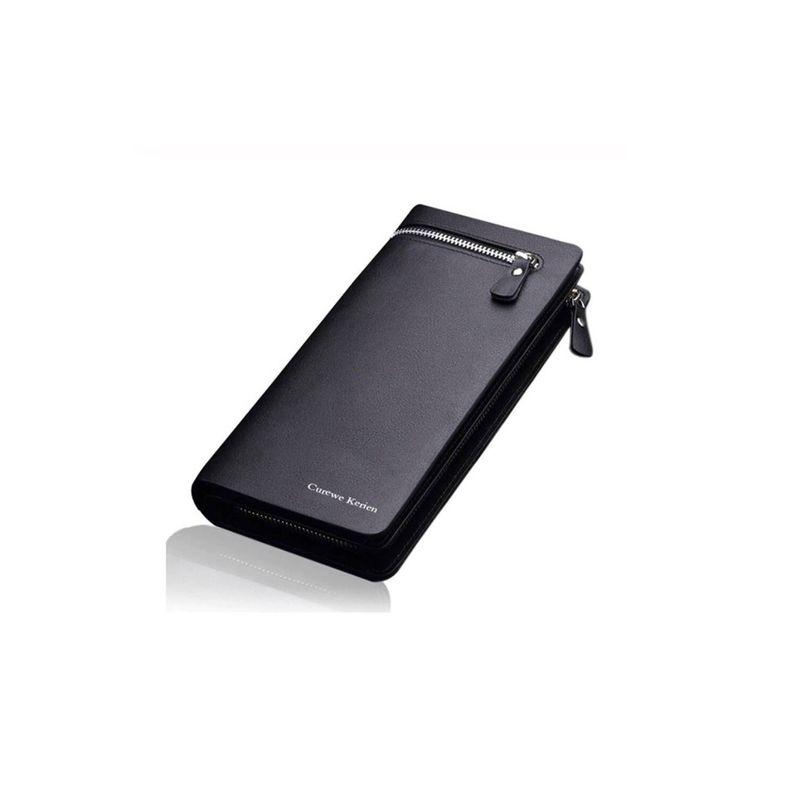 UBMD - Billetera hombre ubmd plegable larga cuero pu