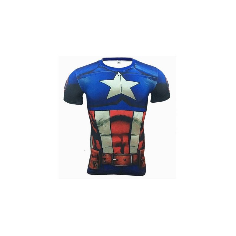 UBMD - Camiseta ubmd hombre diseño superhéroe slim fit..
