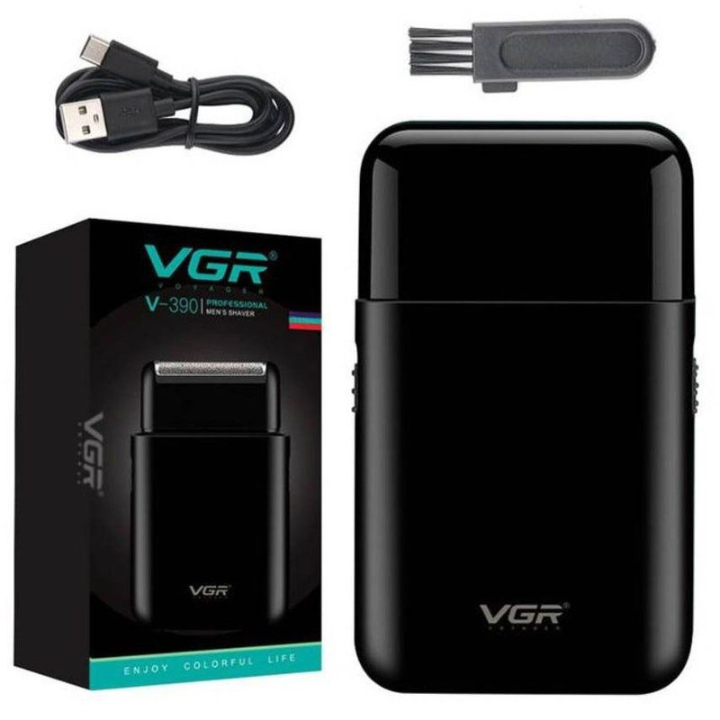VGR - Maquina afeitadora rasuradora vgr v-390 negro