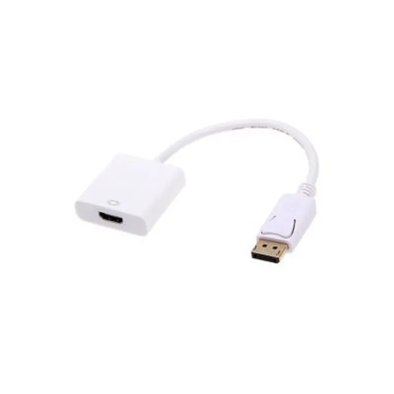 GENERICO - Adaptador  Convertidor Display Port a HDMI hembra.