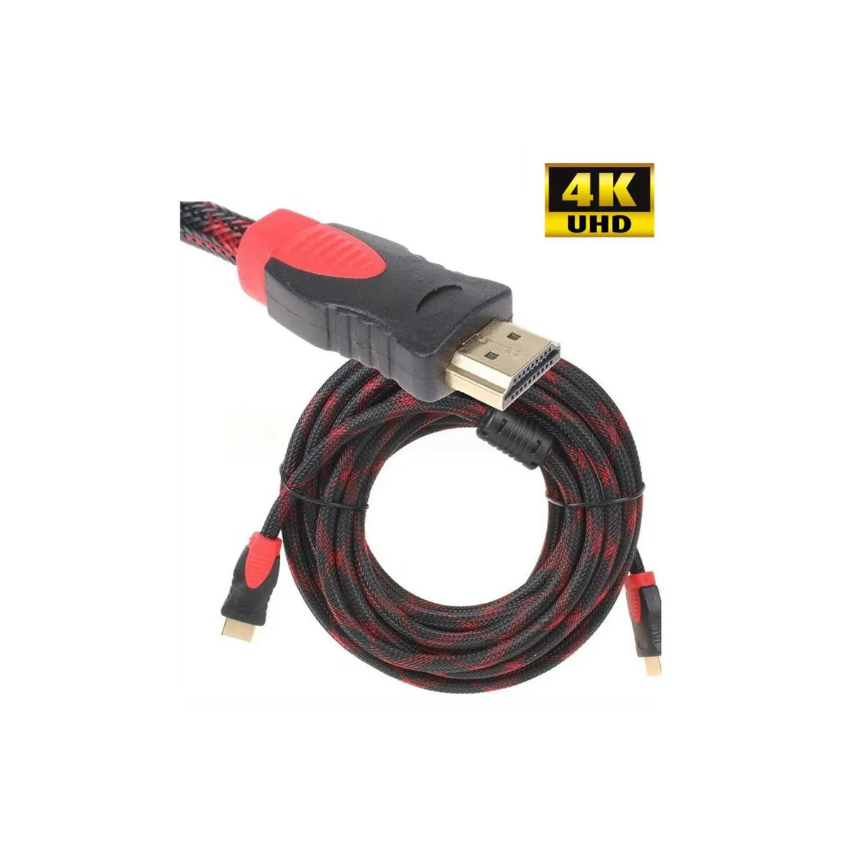 GENERICO - Cable hdmi 4k 7 metros enmallado doble filtro