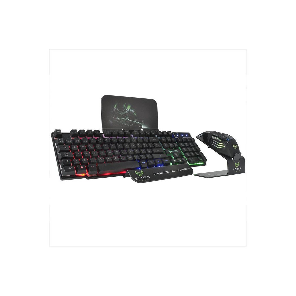 JALTECH - Teclado y Mouse Inalámbrico Gamer GT300C Jaltech