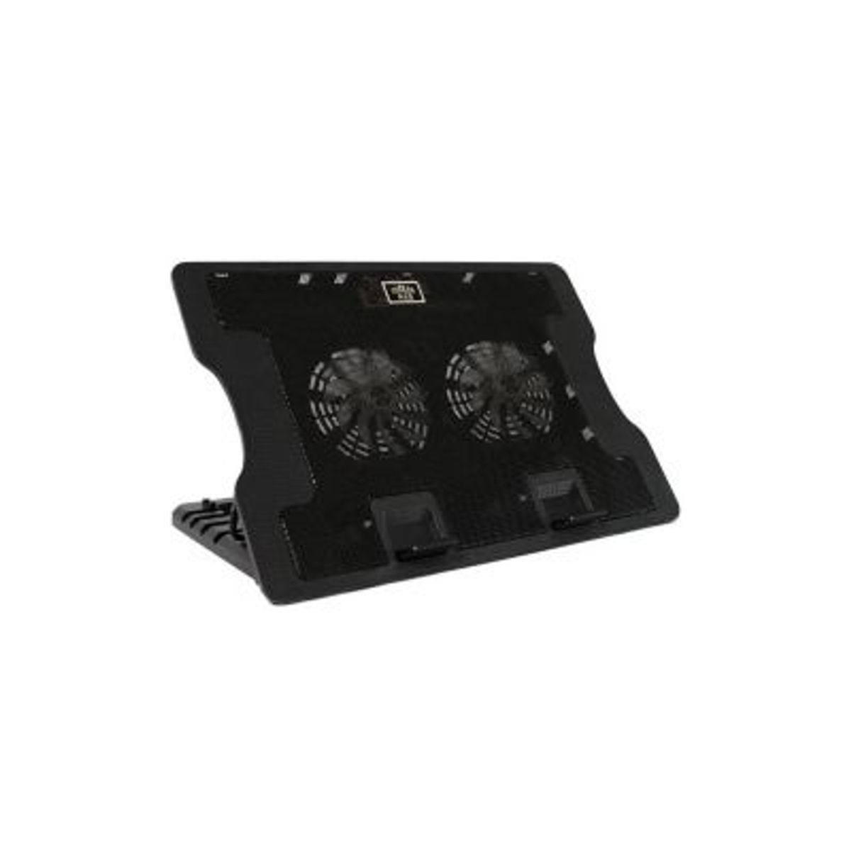 GENERICO - Base Refrigerante 638a  2 ventiladores 5 Posiciones Negra