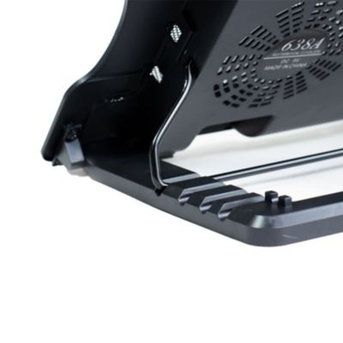 GENERICO - Base Refrigerante 638a  2 ventiladores 5 Posiciones Negra