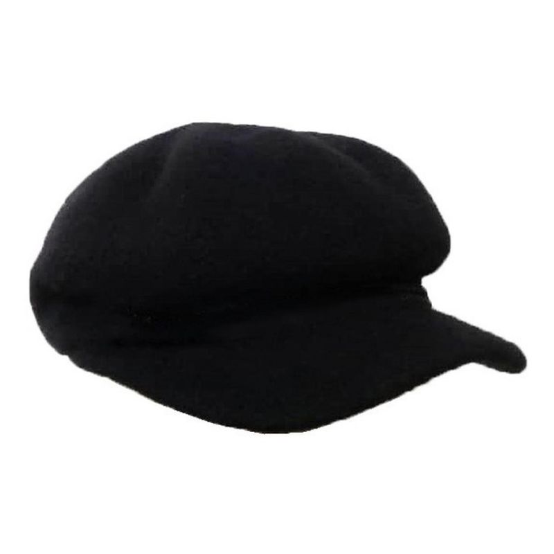 VELBROS - Boina Mujer Cachucha Gorra Gorro Dama Ajustable Pava Visera - Negro